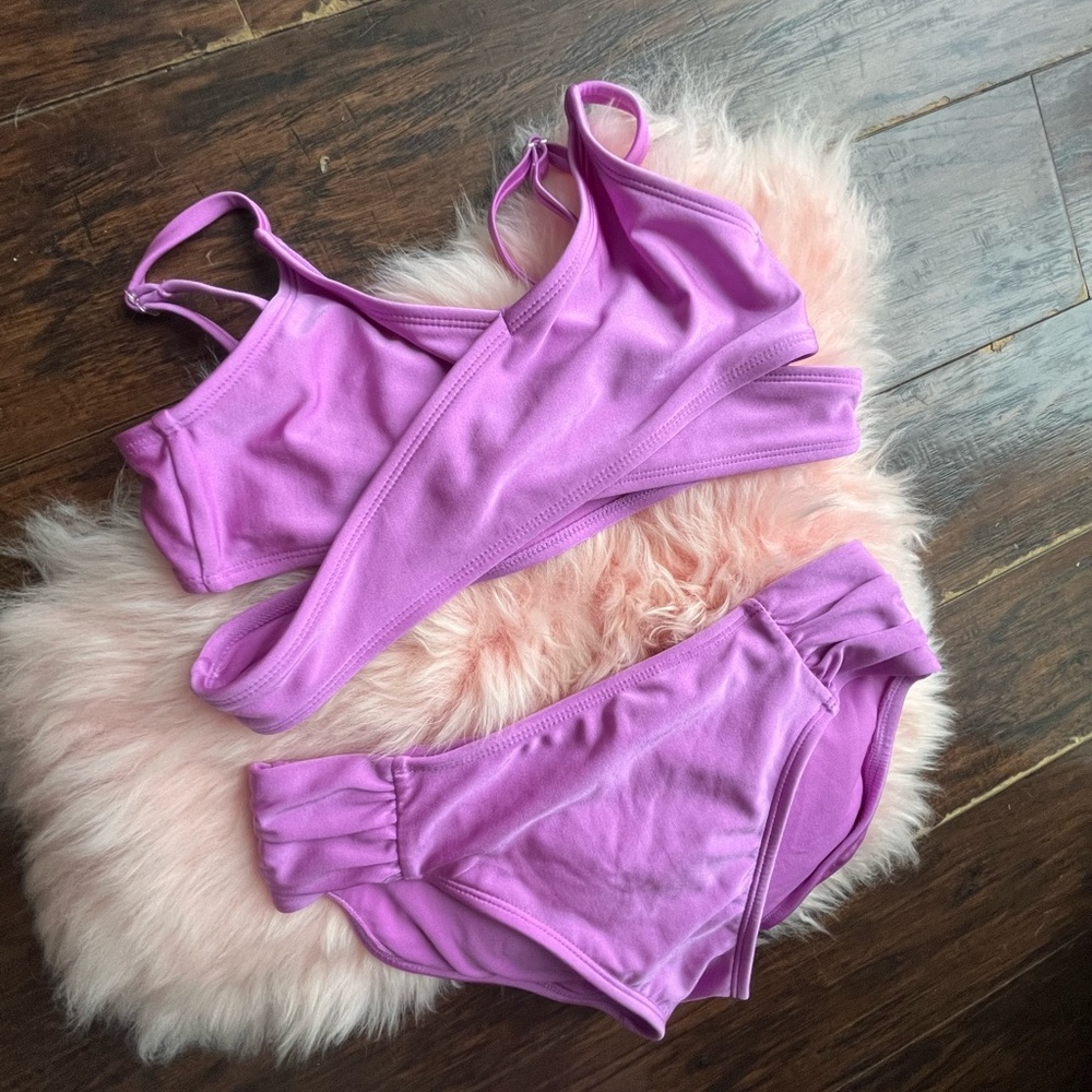 TWO swimsuits - Art Class Purple Bikini Set Swimwear